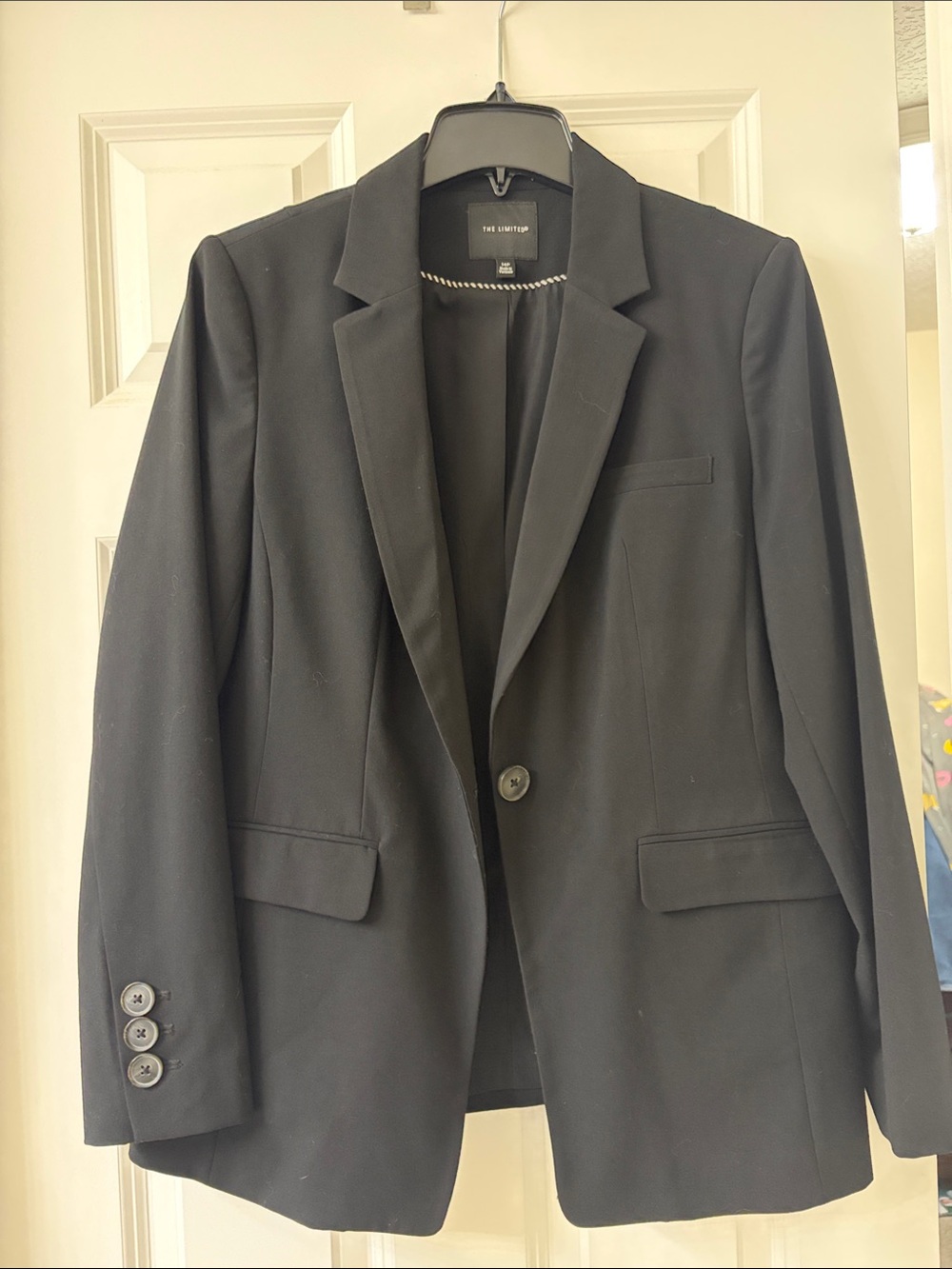 The Limited Black Single-Button Tailored Blazer